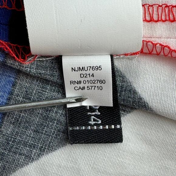 Kate Spade New York Black Red Geo Babydoll Belted Sleeveless Dress  Size XS - Picture 10 of 16